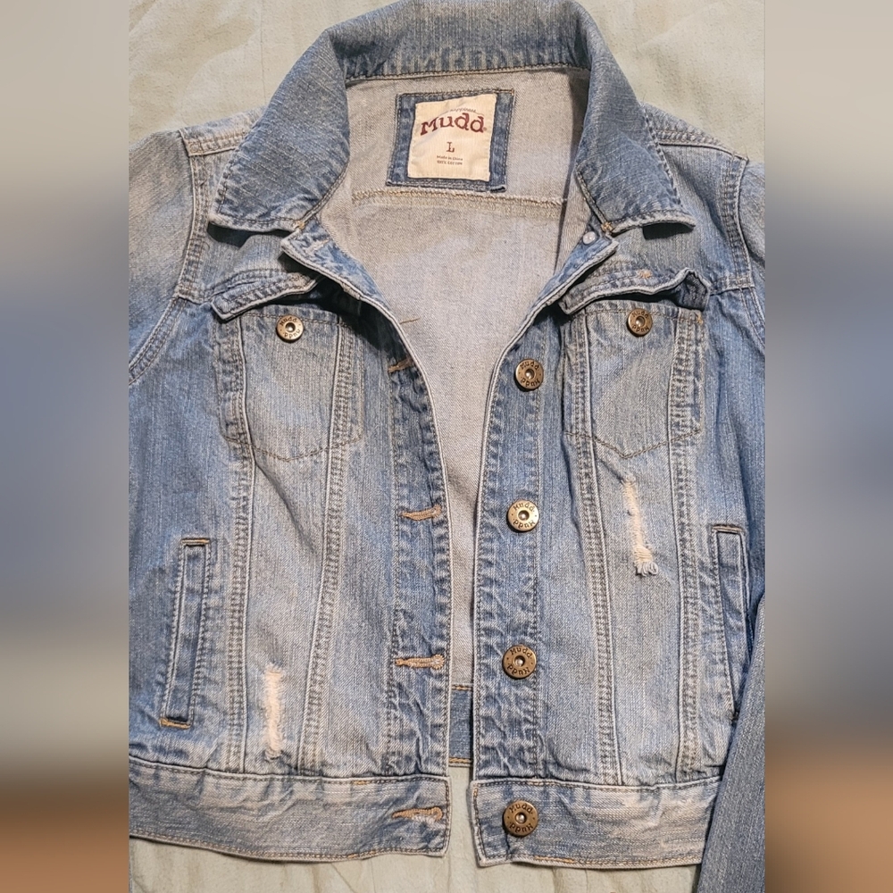 Mudd Faded Blue Denim Jacket